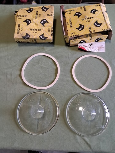 Deux verres phares marchal - de,